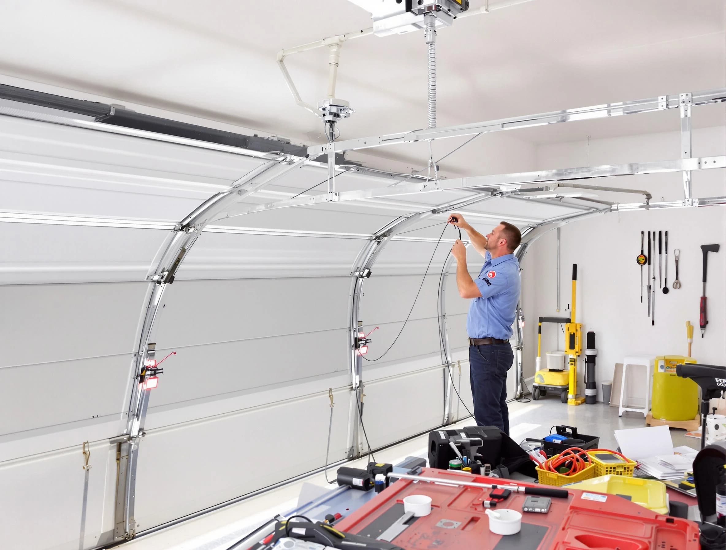 Garage door cable repair service by Dover Garage Door Repair in Dover