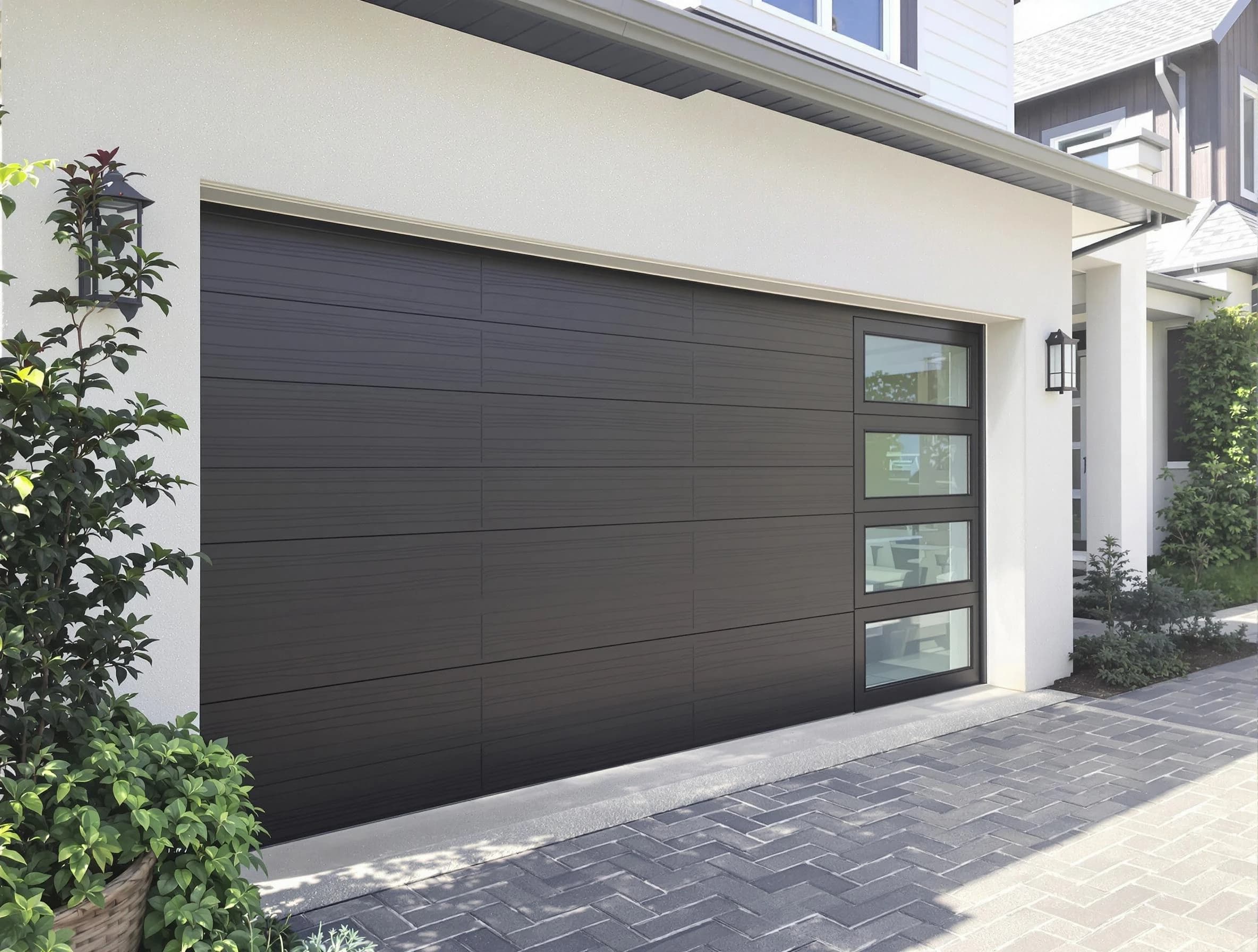 Custom garage door installation by Dover Garage Door Repair in Dover