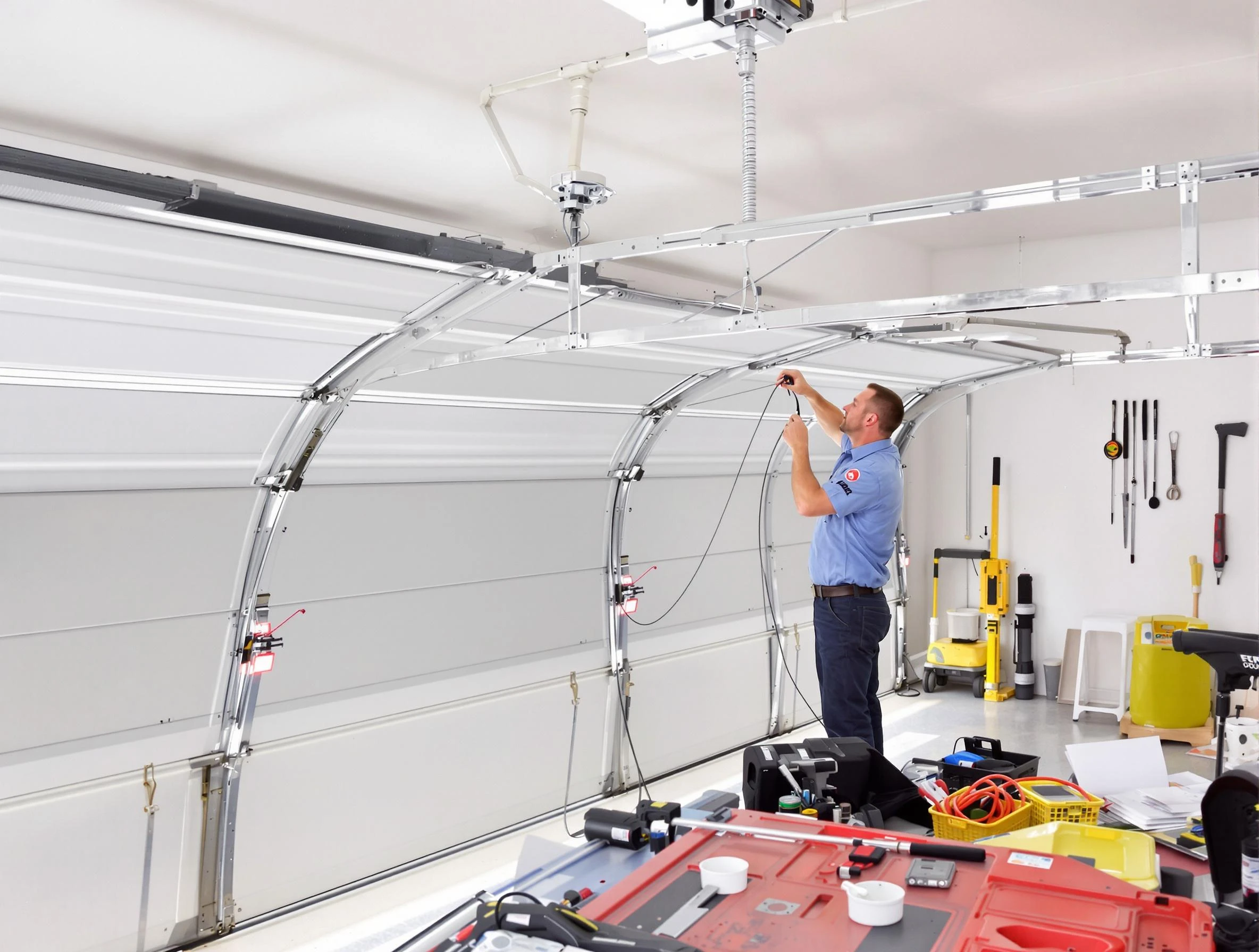 Garage door cable repair service by Dover Garage Door Repair in Dover