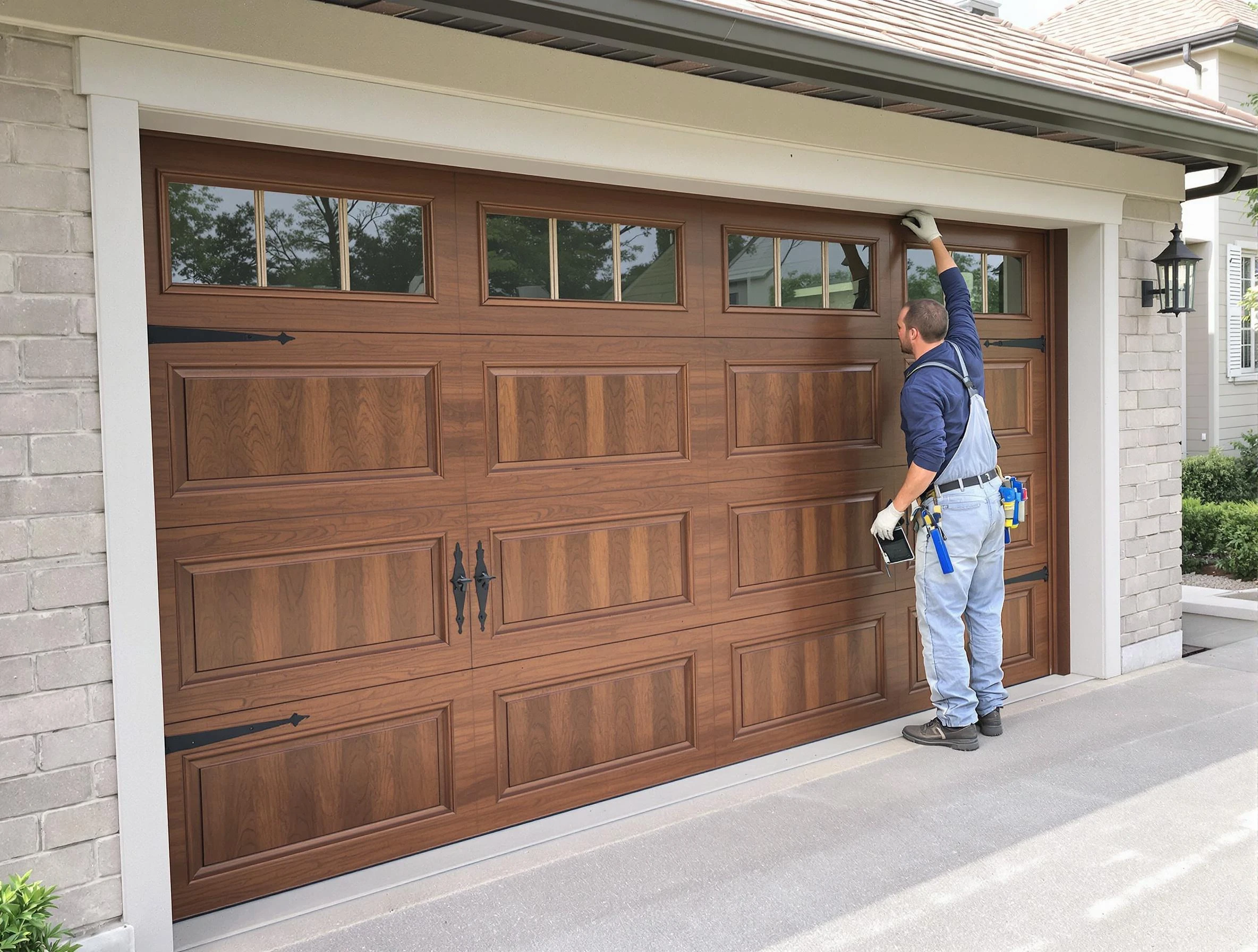 Custom garage door showcase by Dover Garage Door Repair in Dover