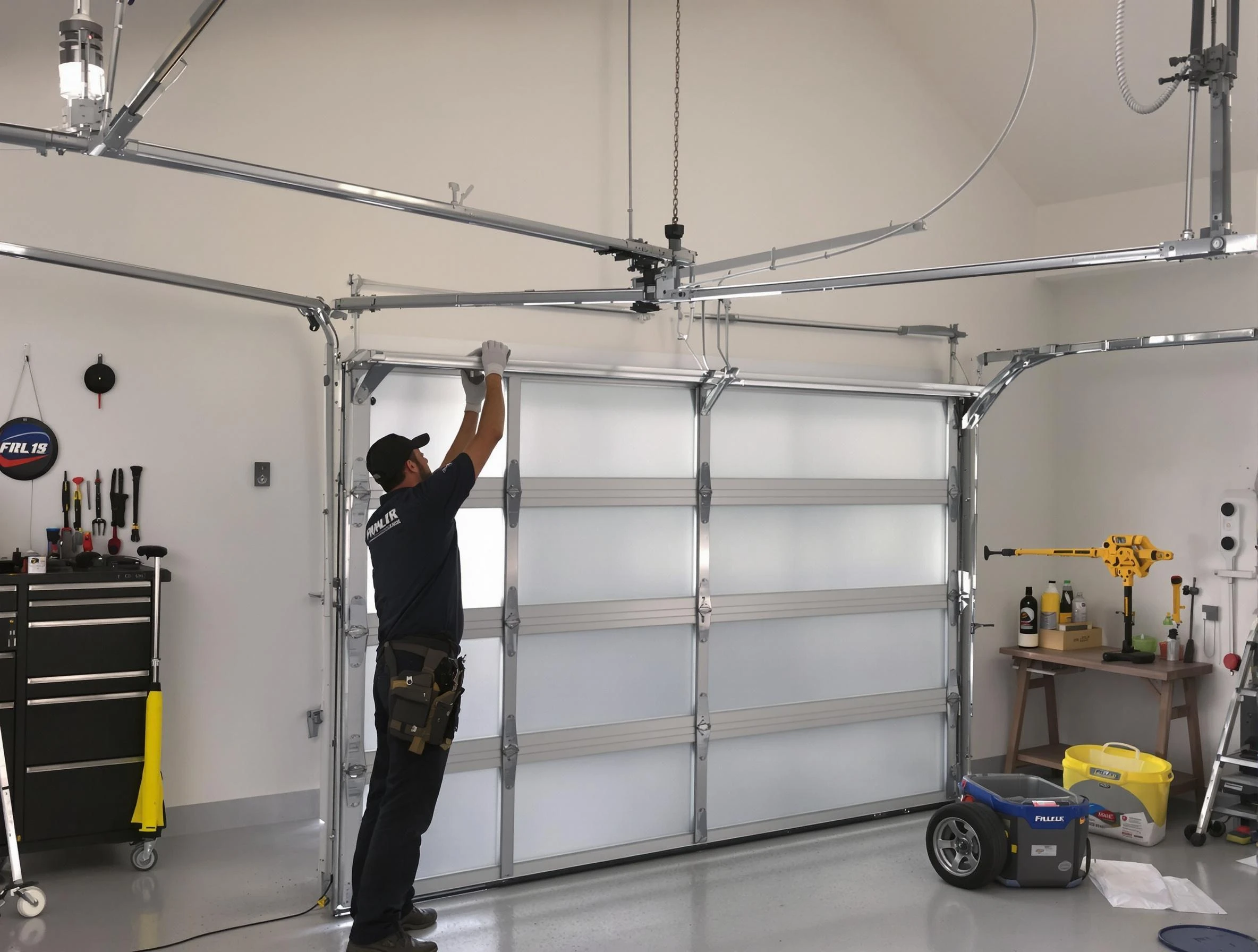 Dover Garage Door Repair certified team performing precision garage door installation in Dover