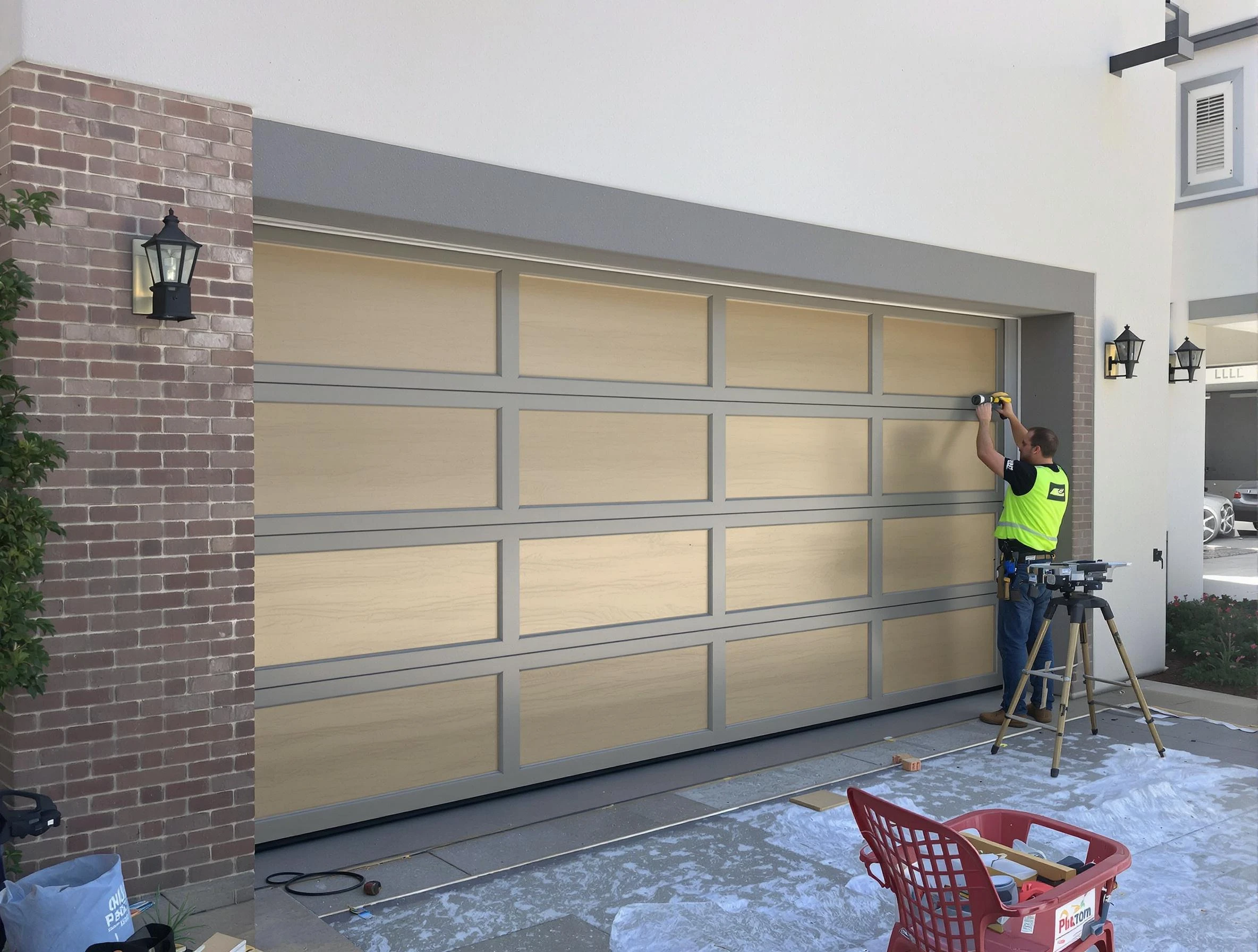Garage door replacement service by Dover Garage Door Repair in Dover