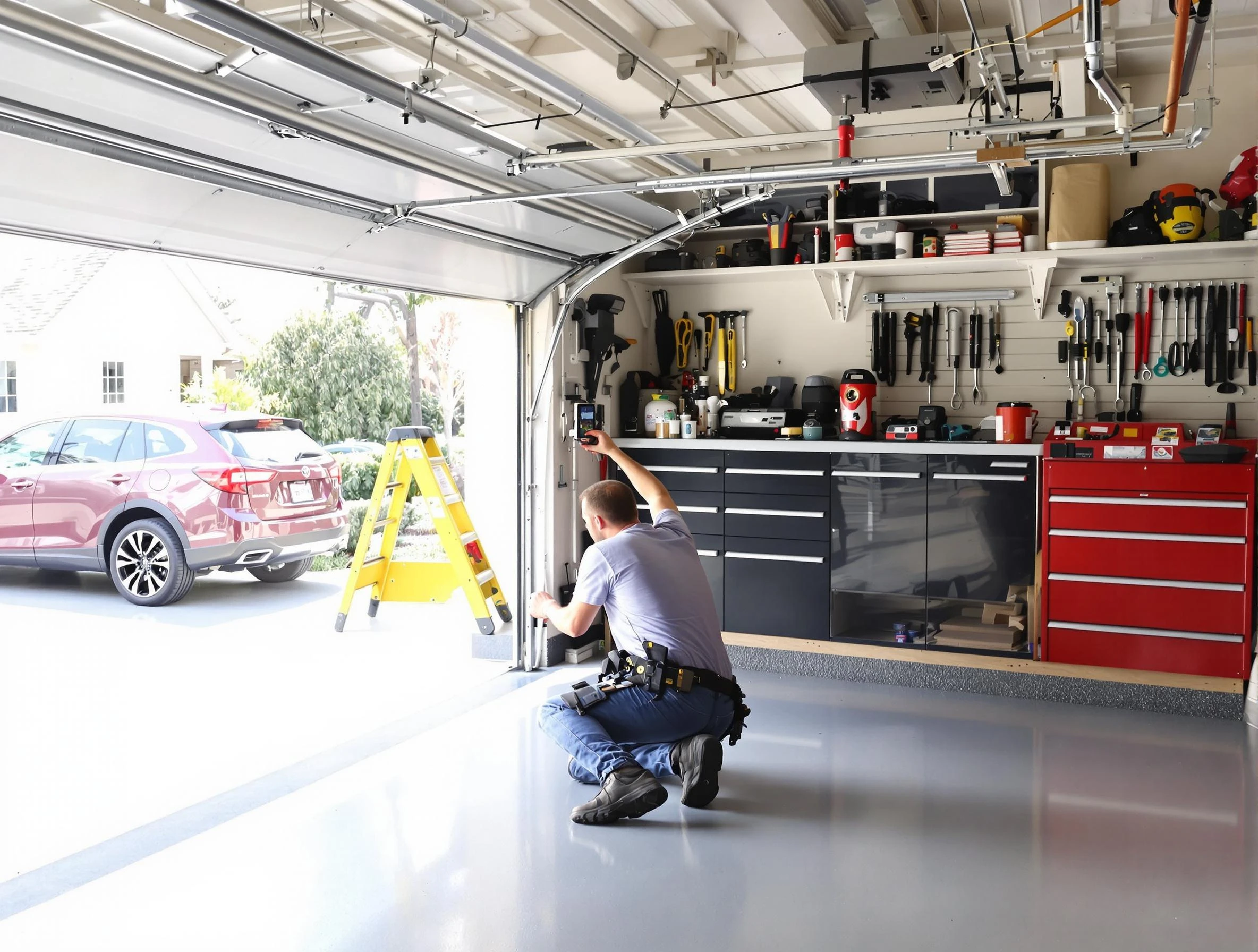 Local garage door repair service by Dover Garage Door Repair in Dover