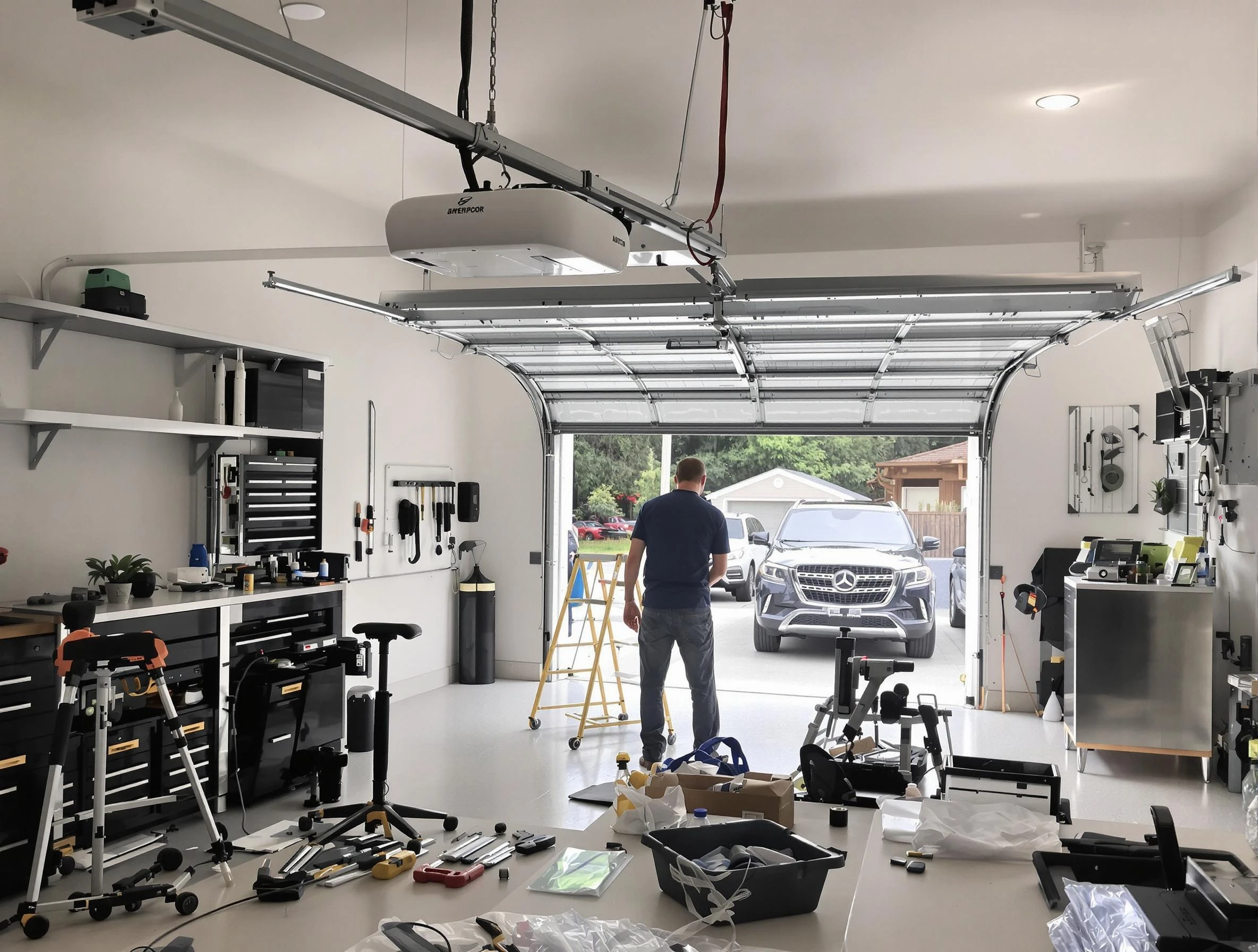 Garage door opener installation by Dover Garage Door Repair in Dover