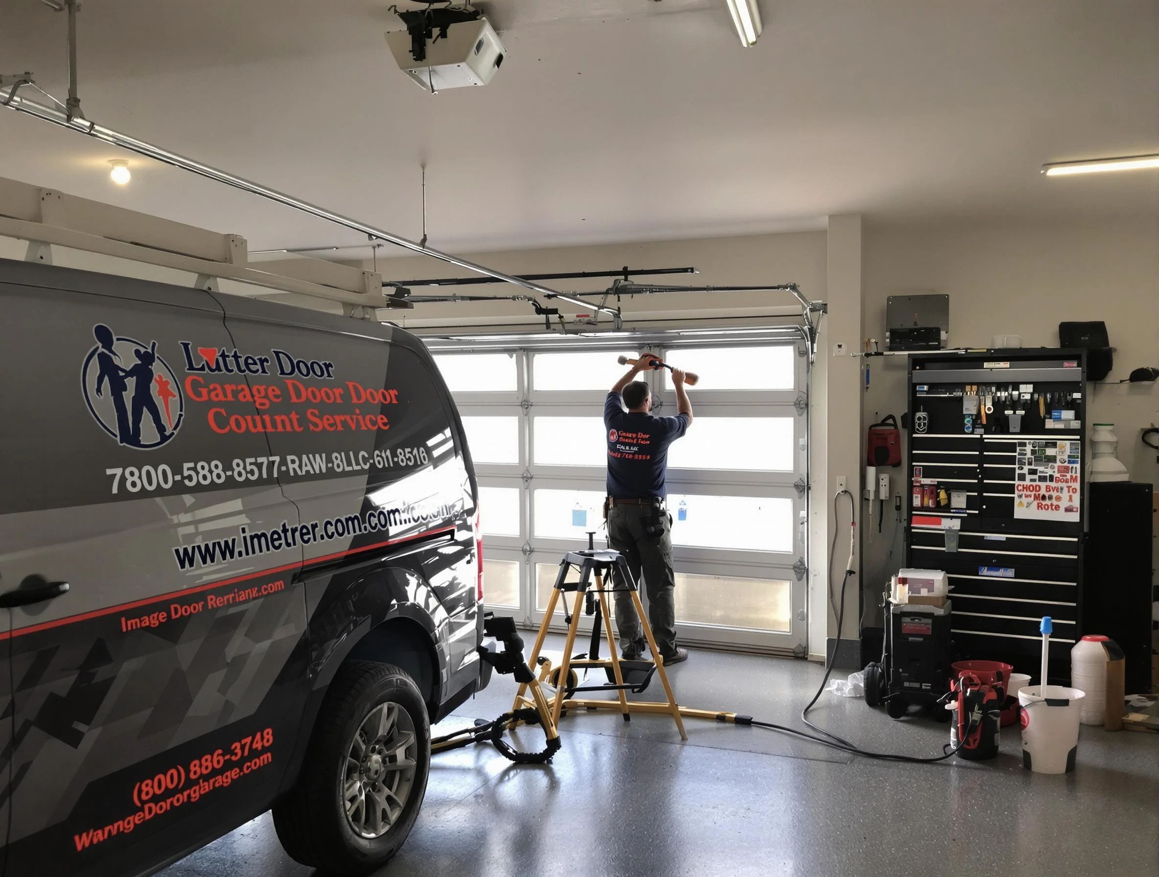 Dover Garage Door Repair rapid response team performing same-day repair in Dover