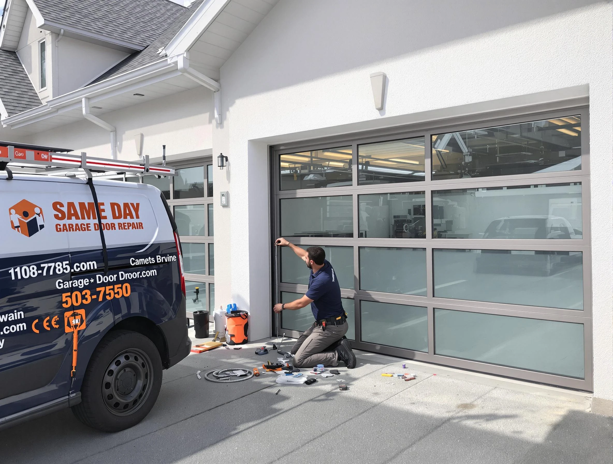 Same-day garage door repair service by Dover Garage Door Repair in Dover